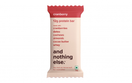 And Nothing Else Cranberry 12g Protein Bar  Pack  52 grams